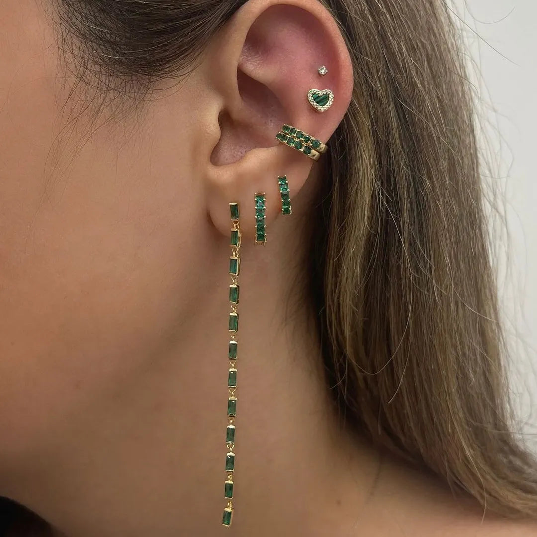 Stacked In Green (Not in Pair)