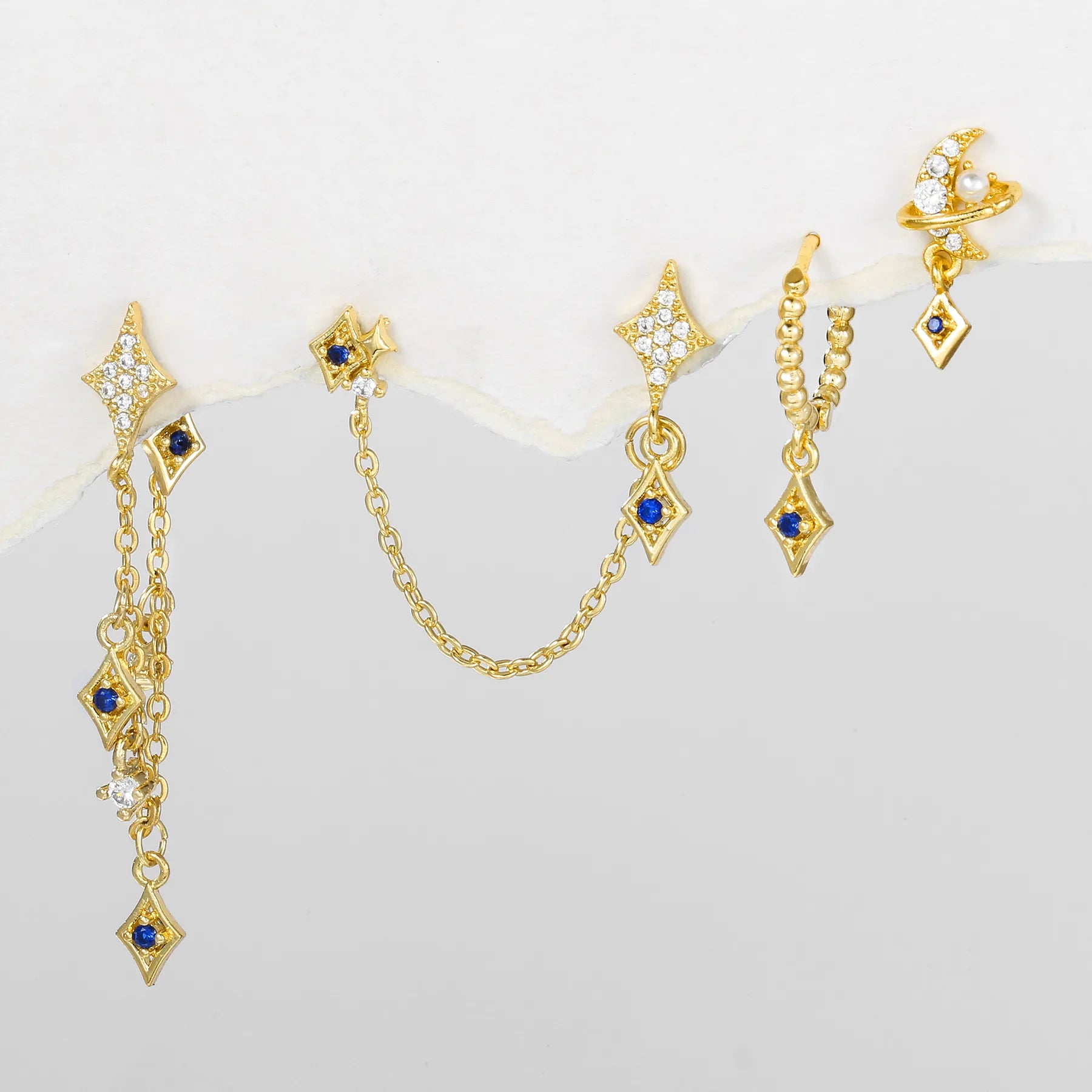 Golden Goddess Piercing Set (Not in Pair)