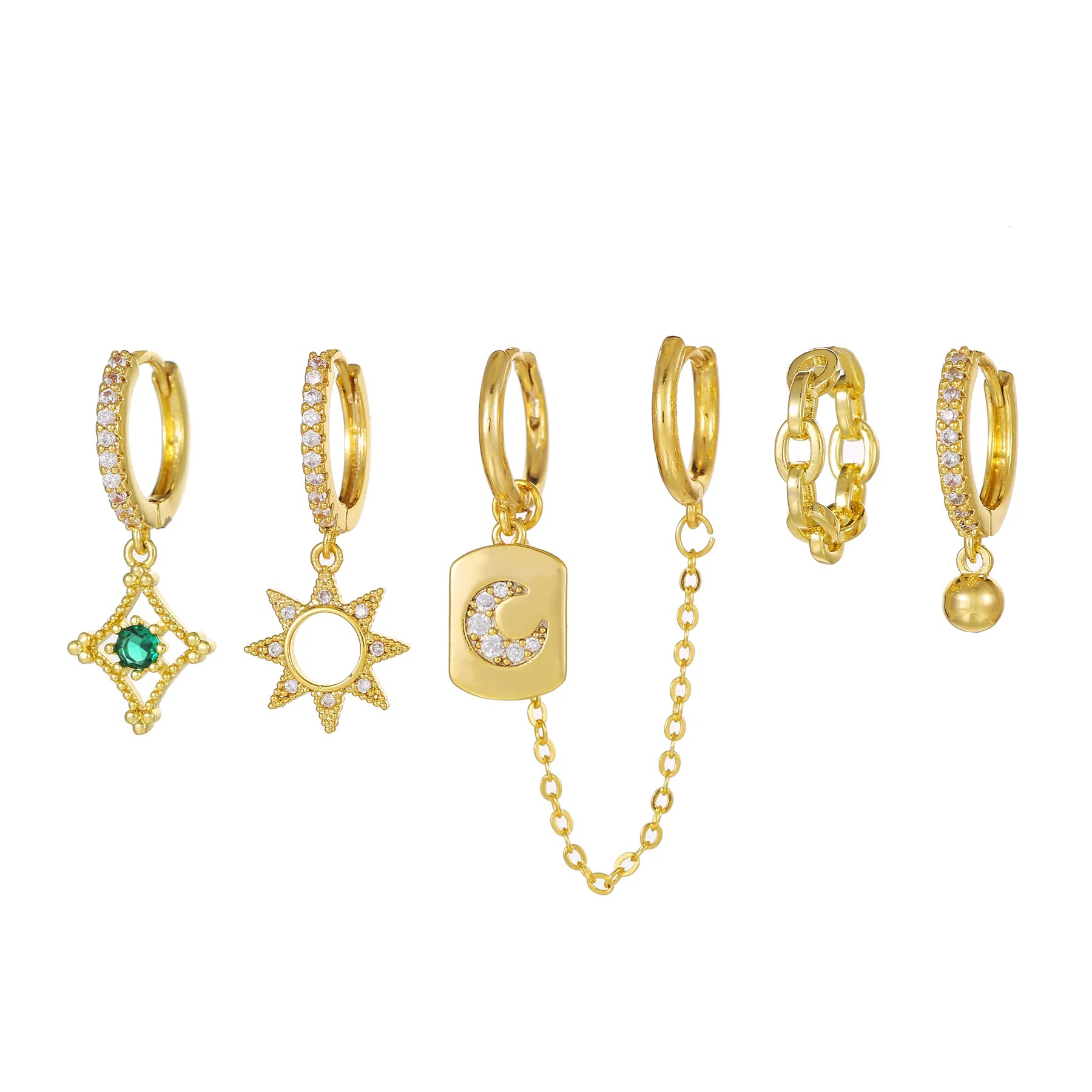 Golden Essentials Piercing Set (Not in Pair)