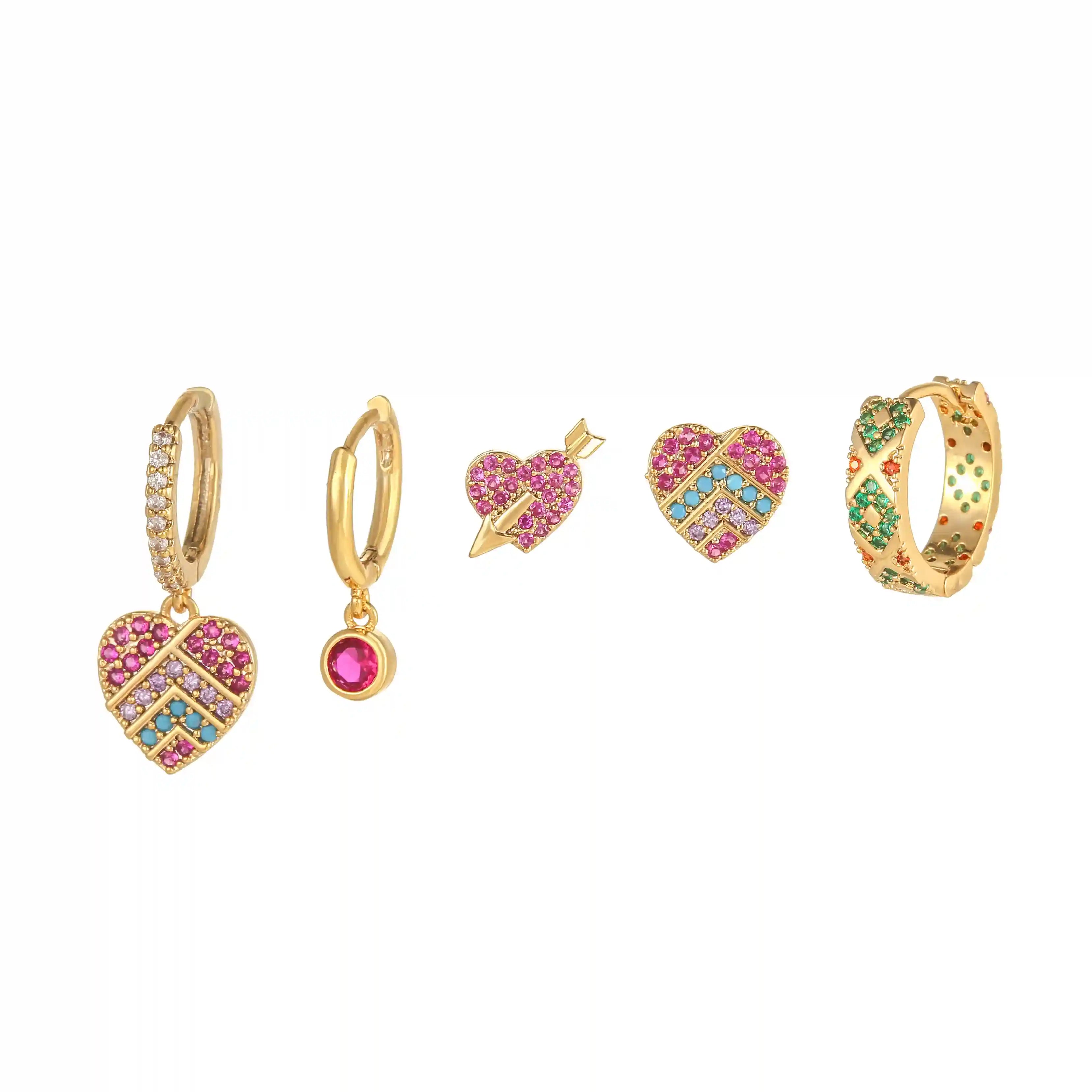 Pixel Heart Piercing Set (Not in Pair)