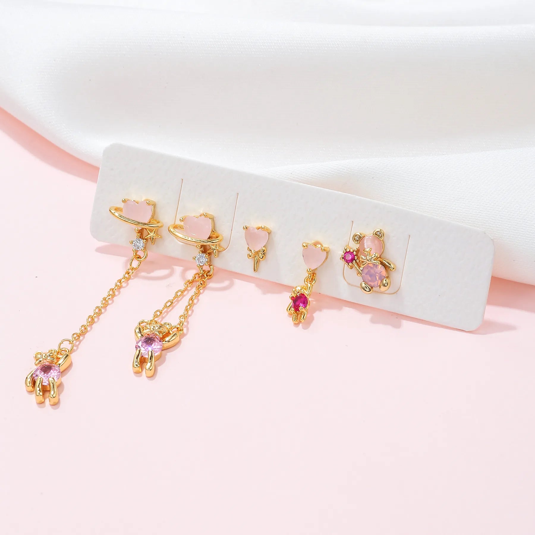 Pink Crush Piercing Set (Not in Pair)