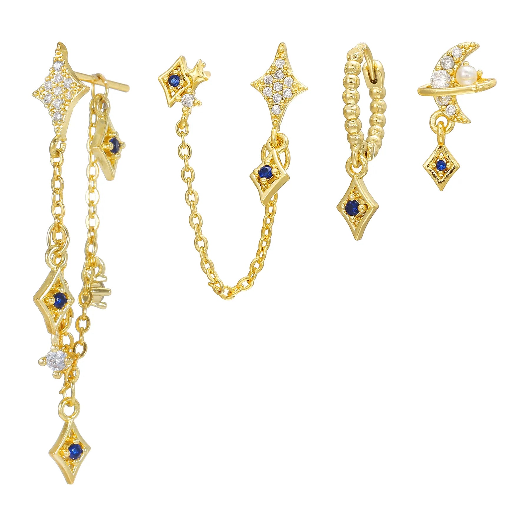 Golden Goddess Piercing Set (Not in Pair)