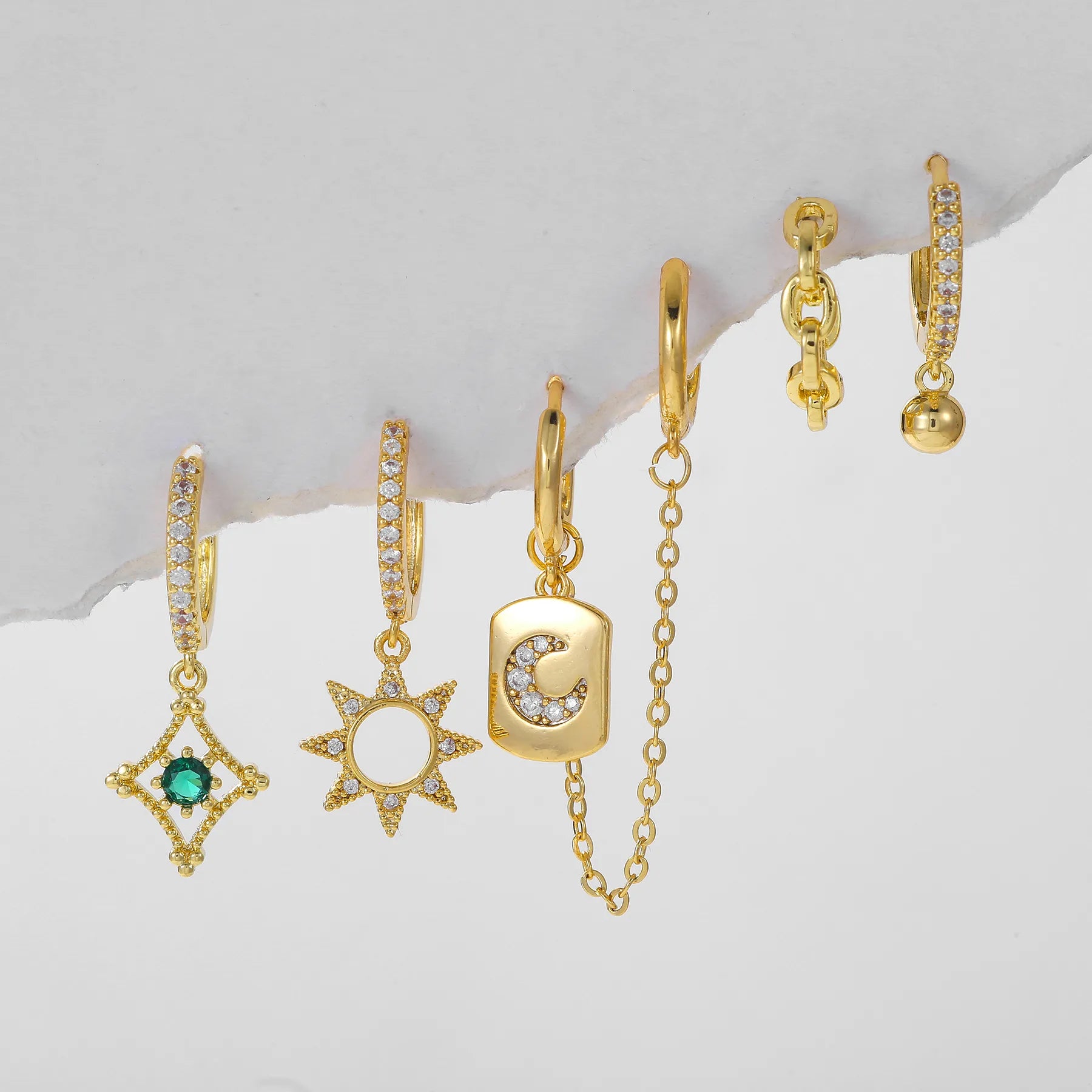 Golden Essentials Piercing Set (Not in Pair)