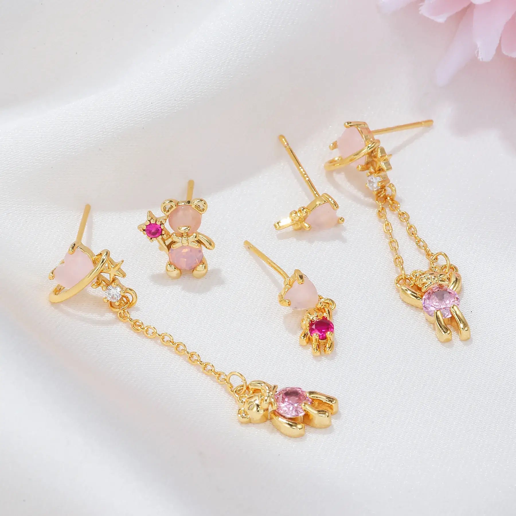 Pink Crush Piercing Set (Not in Pair)