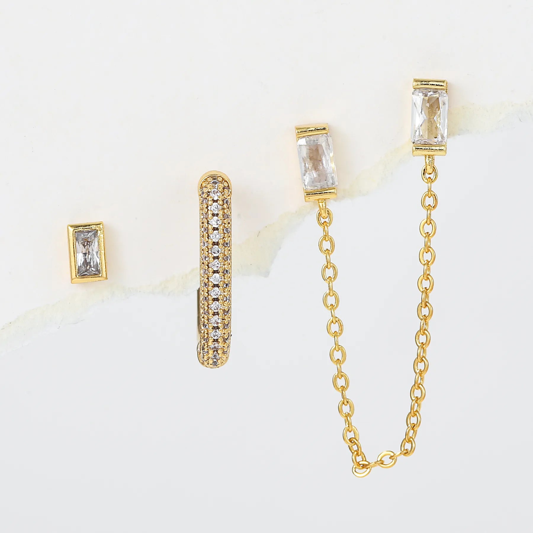 Linked Luxe Piercing Set (Not in Pair)