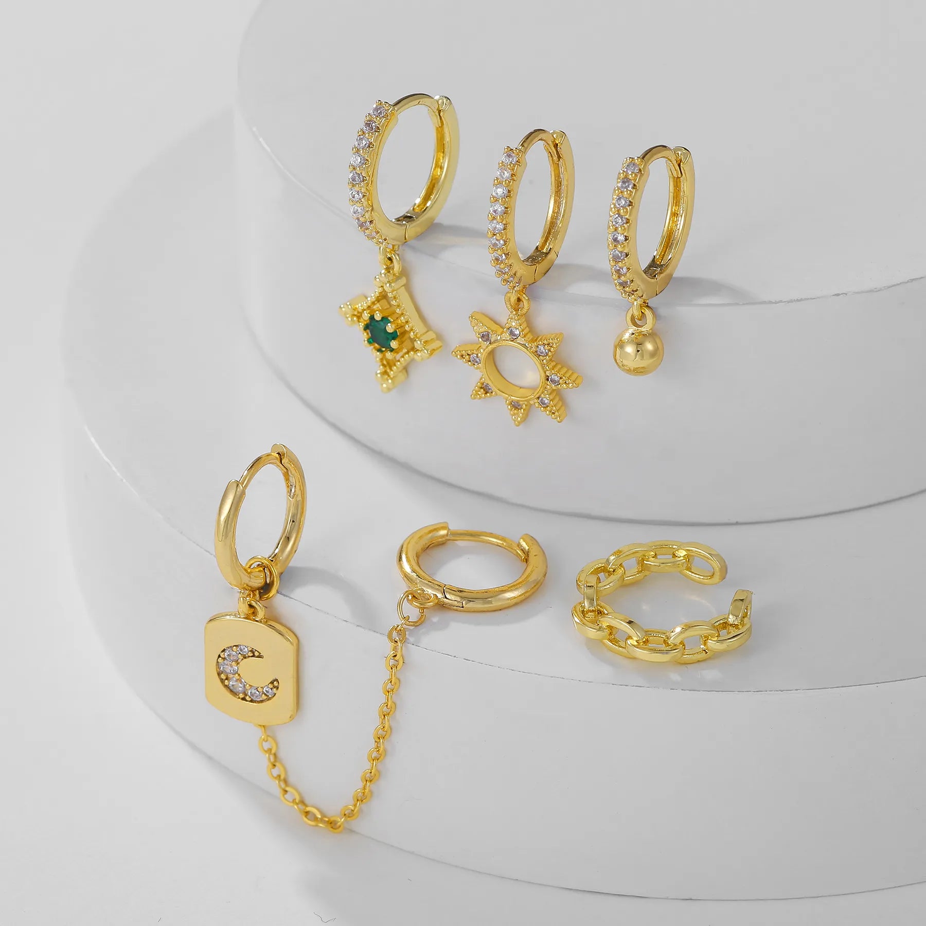 Golden Essentials Piercing Set (Not in Pair)